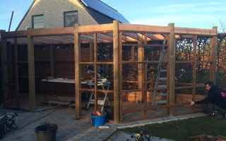 Carports, tuinhuizen en houtconstructies